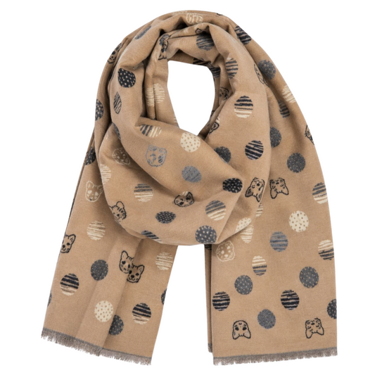 Sciarpa - Gattini Beige