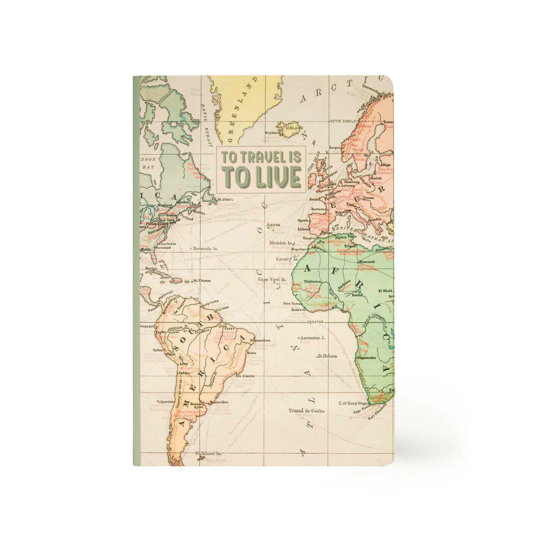 Quaderno Righe A6 - Travel