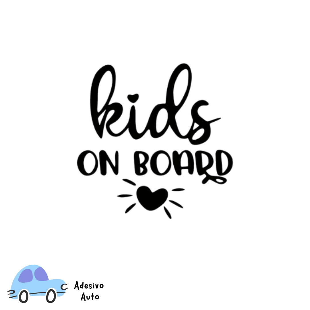 Adesivi Auto - Bimbi a Bordo