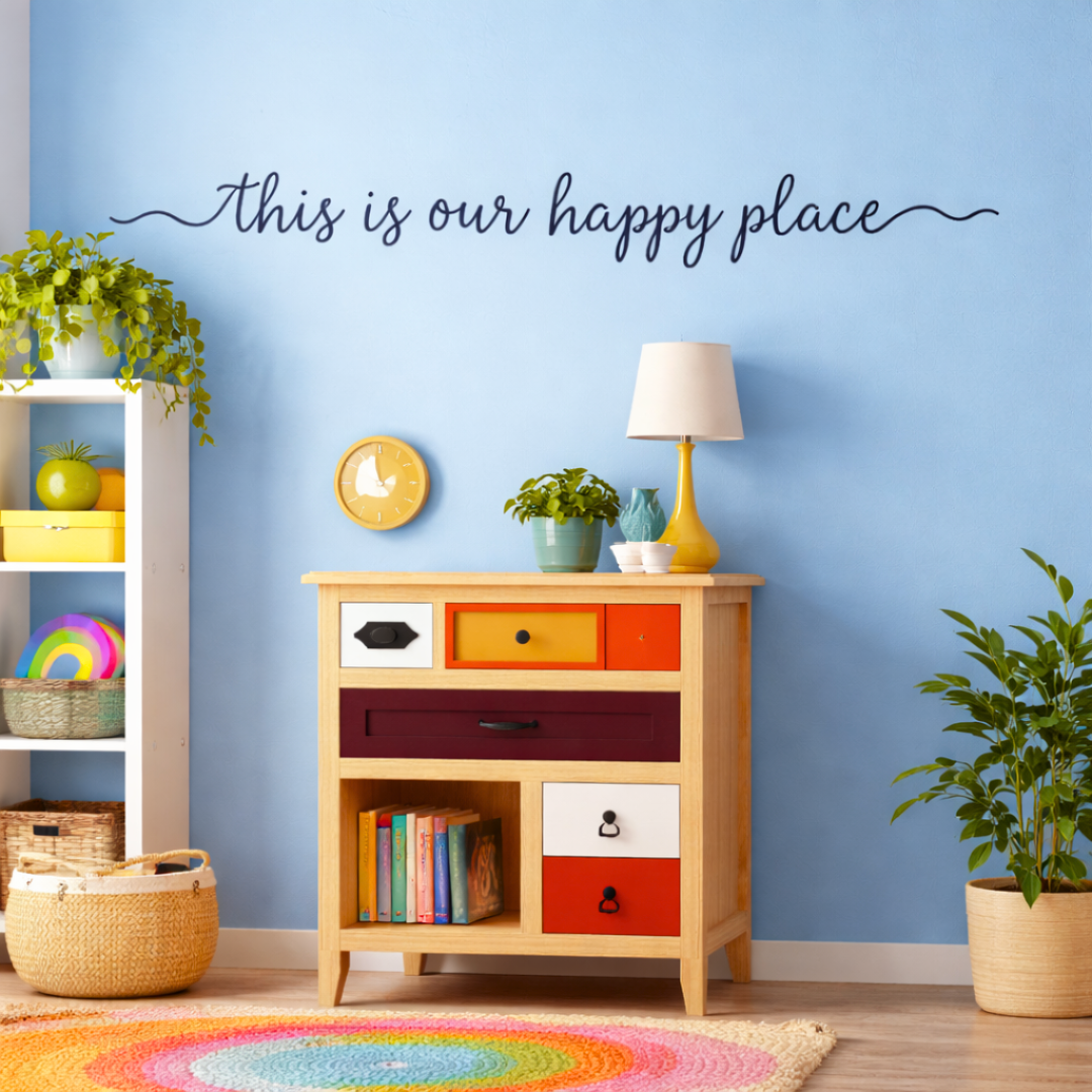 Adesivi Parete - ''This is our happy place''
