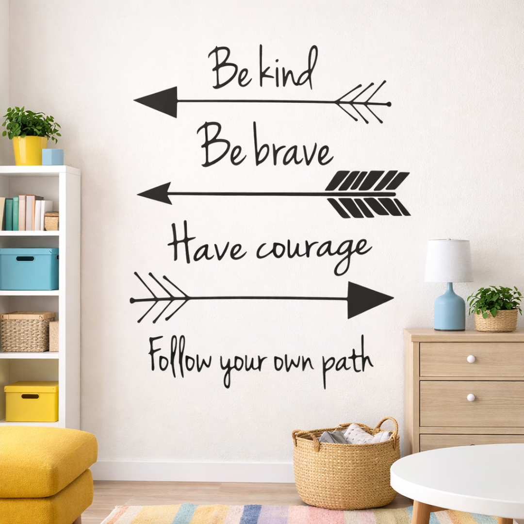 Adesivi Parete - ''Be kind, Be brave...''