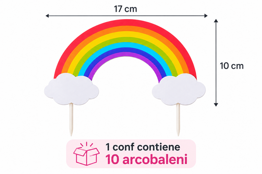 Decorazioni Dolci - Arcobaleno