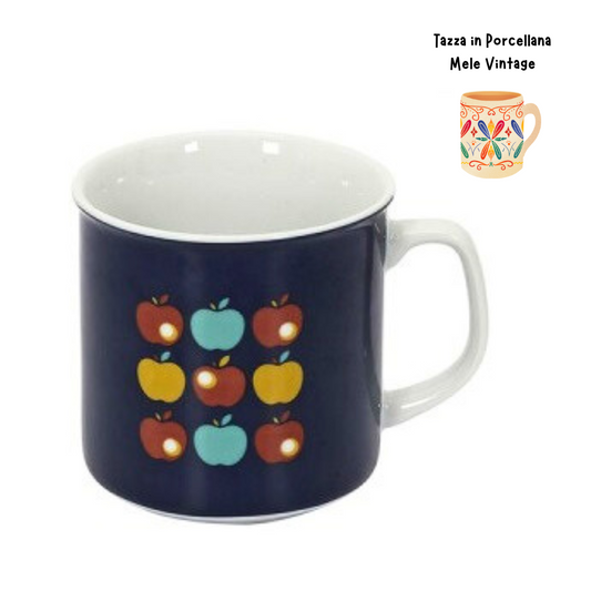 Tazza Porcellana Vintage - Mele