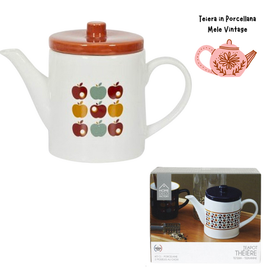 Teiera Porcellana Vintage - Mele