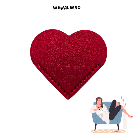 Segnalibro Cuore - Rosso