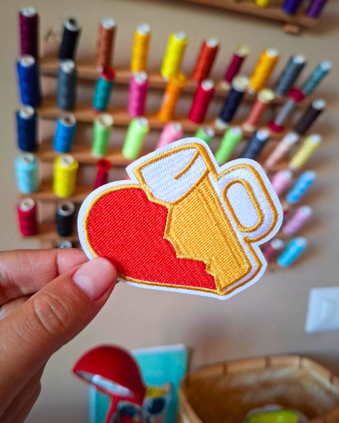 Toppa Termoadesiva - Love Beer