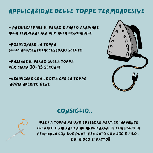 Toppa Termoadesiva - Occhietti in Vasetto