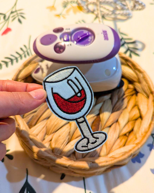 Toppa Termoadesiva - Calice di Vino