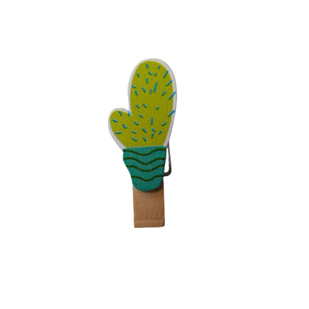 Mollette Chiudipacco - Green Cactus