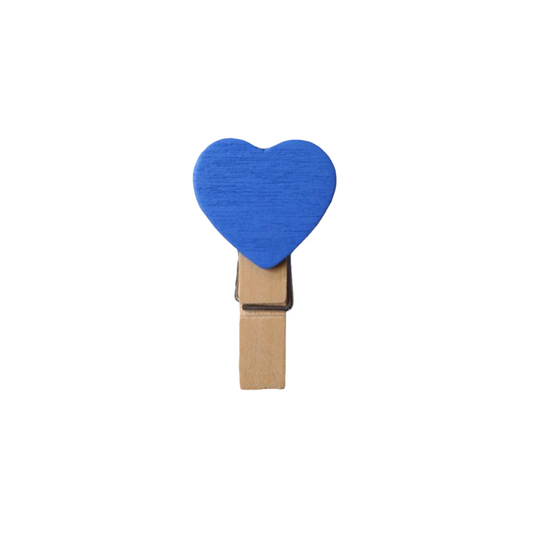 Mollette Chiudipacco - Cuore Blu