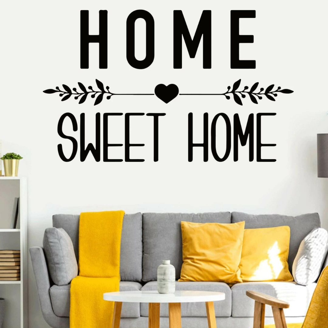 Adesivi Parete - ''Home sweet home <3''