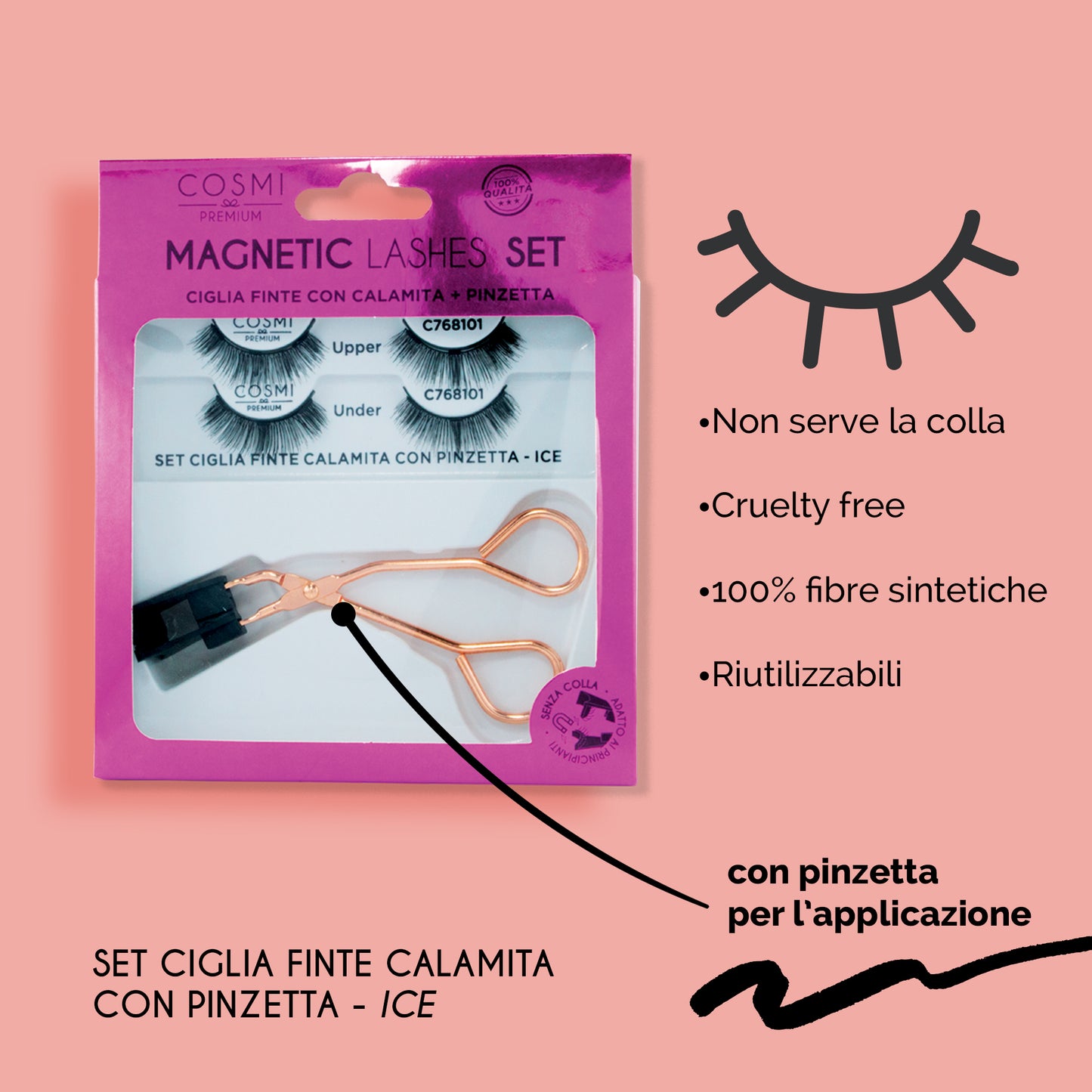 Cosmi Milano - Ciglia Calamita Riutilizzabili