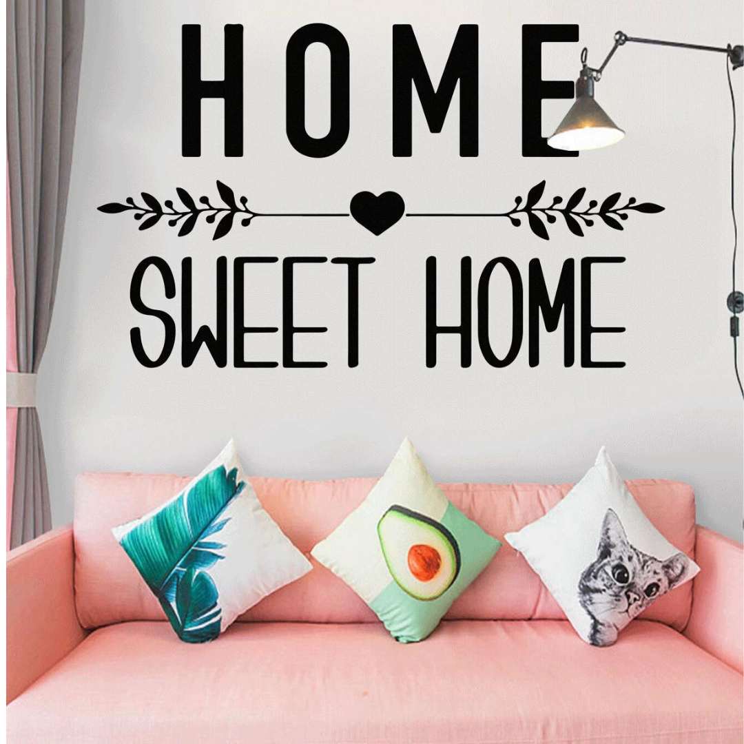 Adesivi Parete - ''Home sweet home <3''