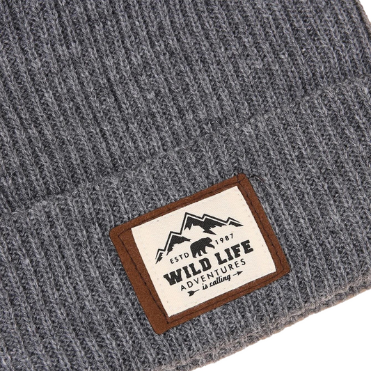 Cappello Beanie - Wild Life Grigio