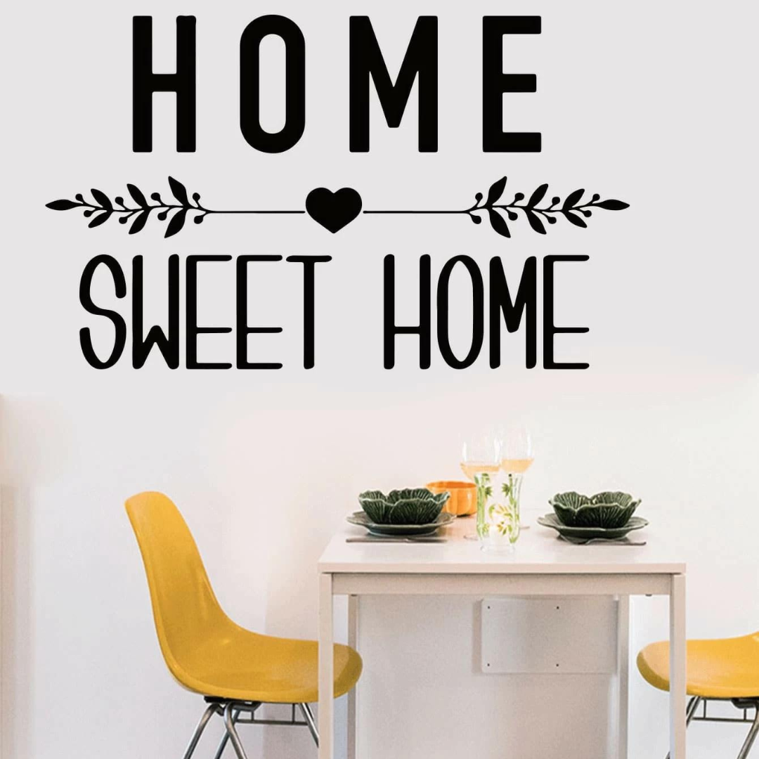 Adesivi Parete - ''Home sweet home <3''