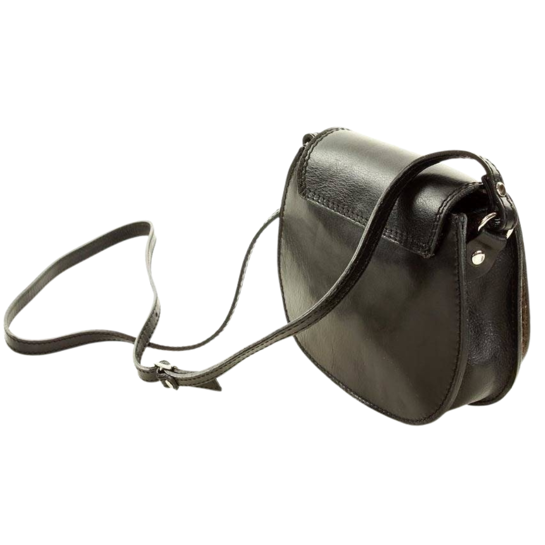 Borsa ''Mini-Postino'' Vera Pelle - Nero