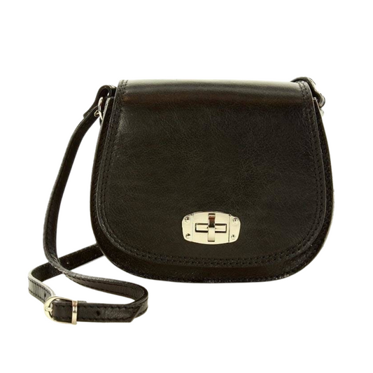 Borsa ''Mini-Postino'' Vera Pelle - Nero