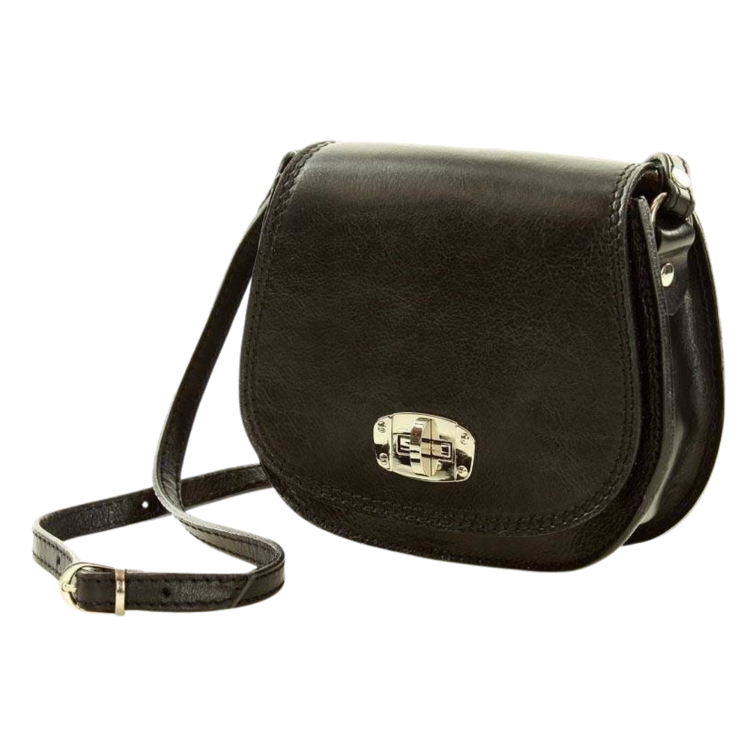 Borsa ''Mini-Postino'' Vera Pelle - Nero