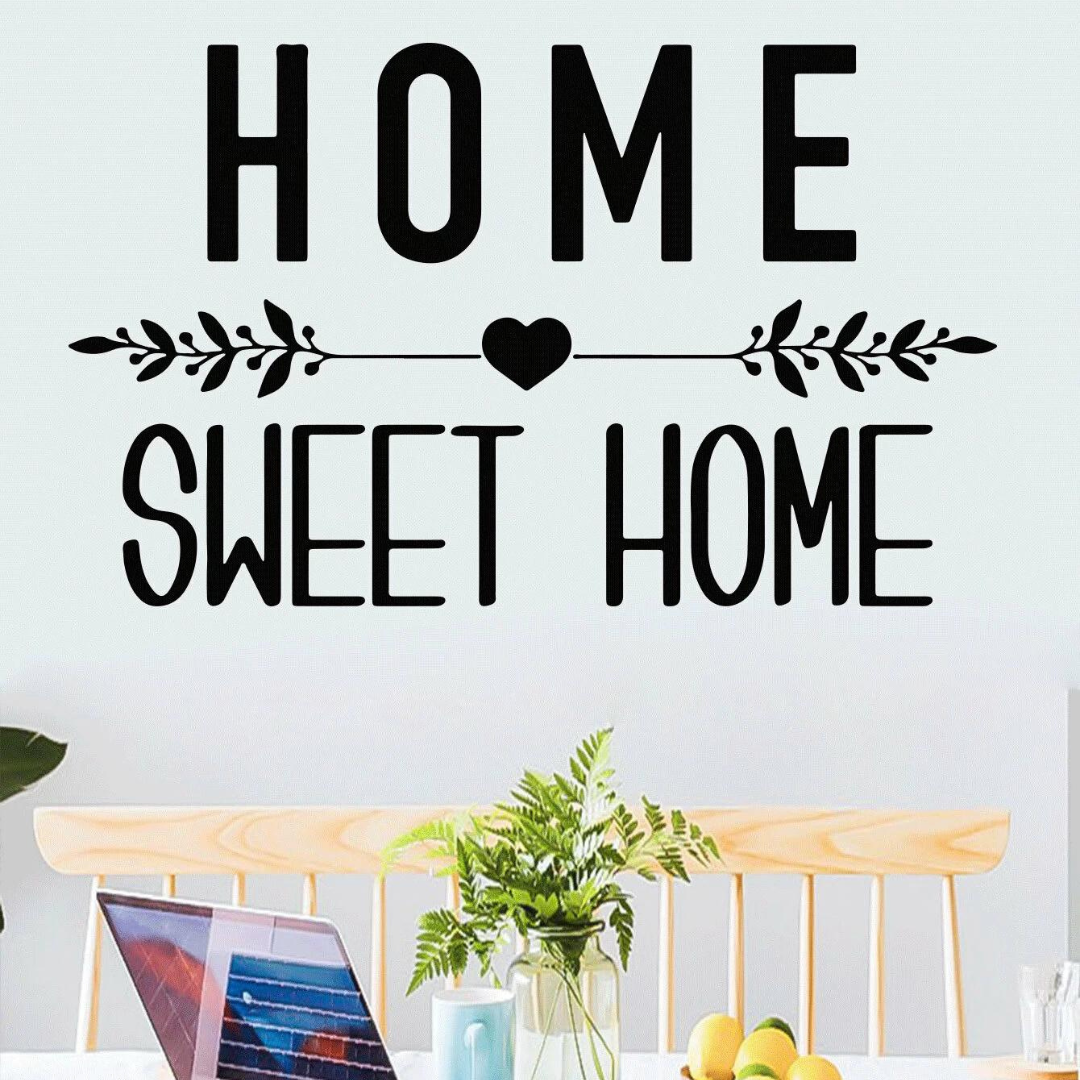 Adesivi Parete - ''Home sweet home <3''