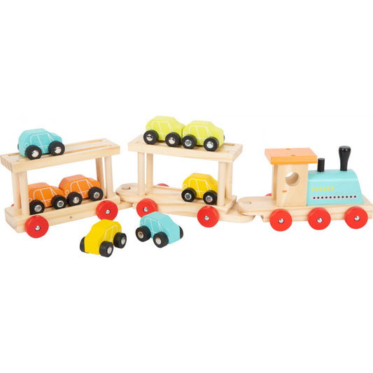 Giochi di Legno - Trenino con Macchinine