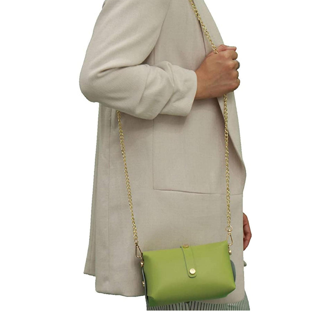 Borsa Mini Vera Pelle - Verde