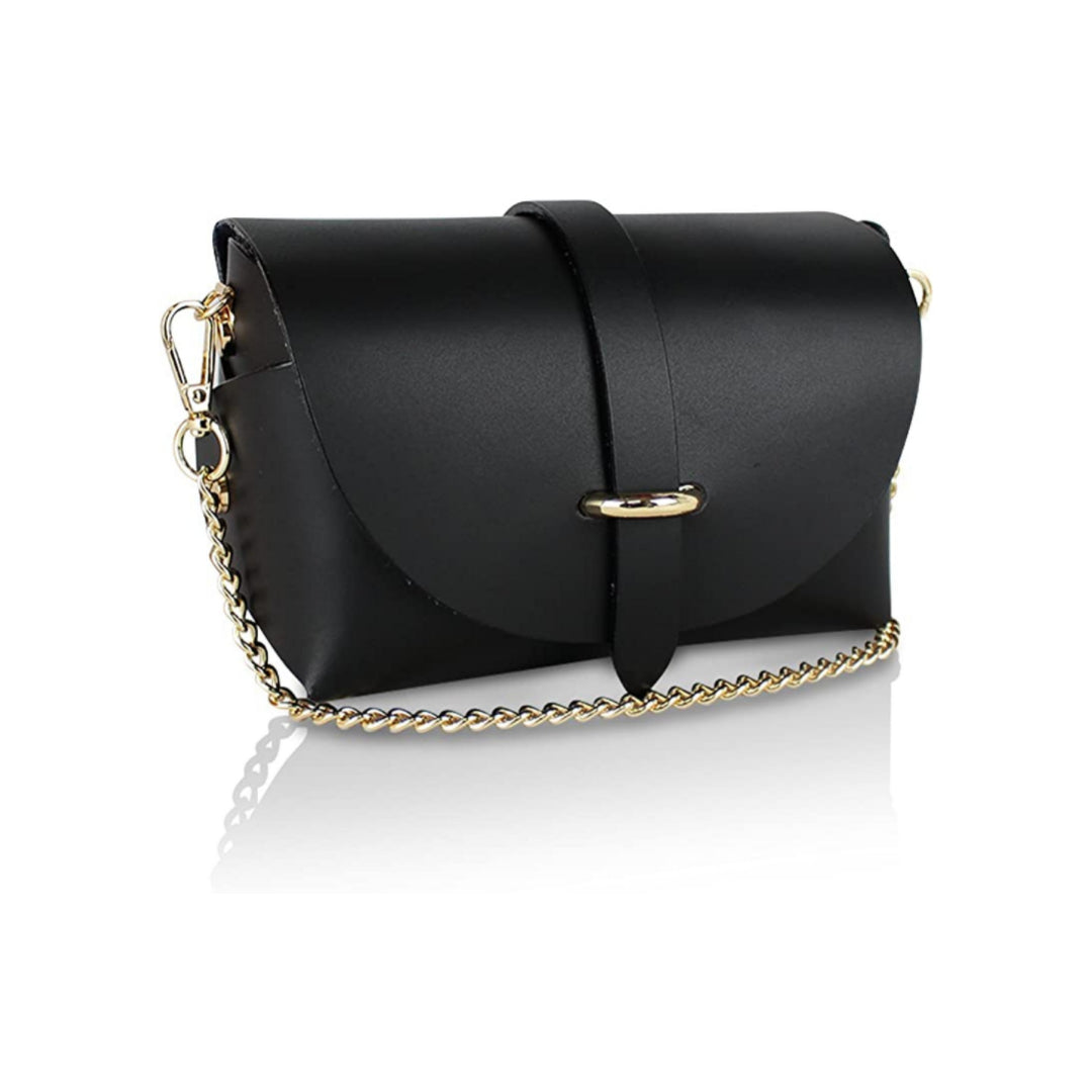 Borsa Mini Vera Pelle - Nero