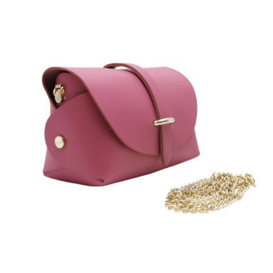 Borsa Mini Vera Pelle - Rosa Malva