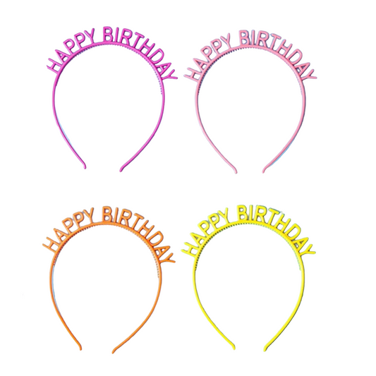 Set 5 Cerchietti - Happy Birthday
