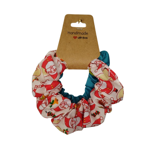 Scrunchies Natalizi Coppia - Babbo Natale