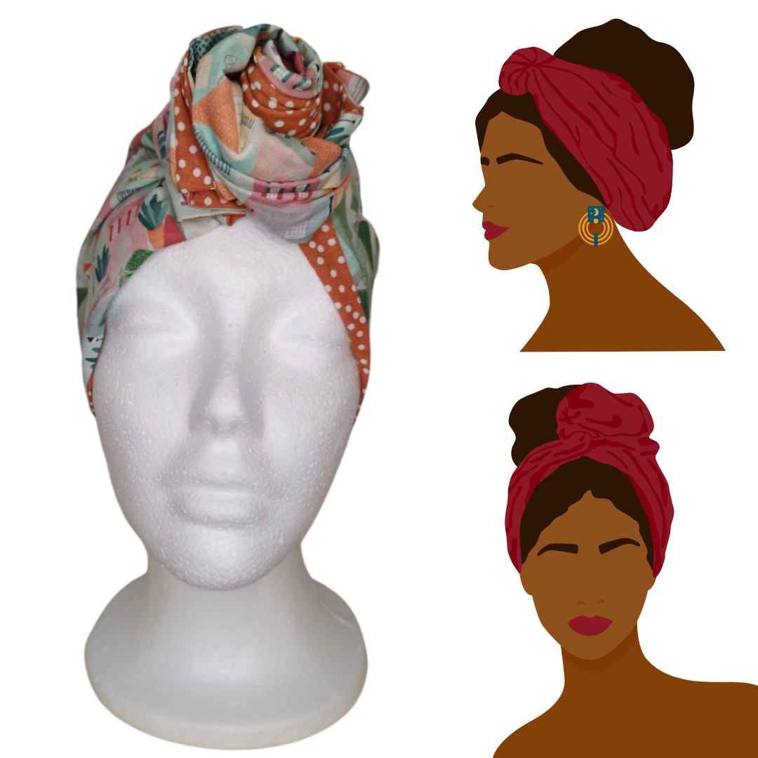 Fascia-Turbante Modellabile Handmade - Casette