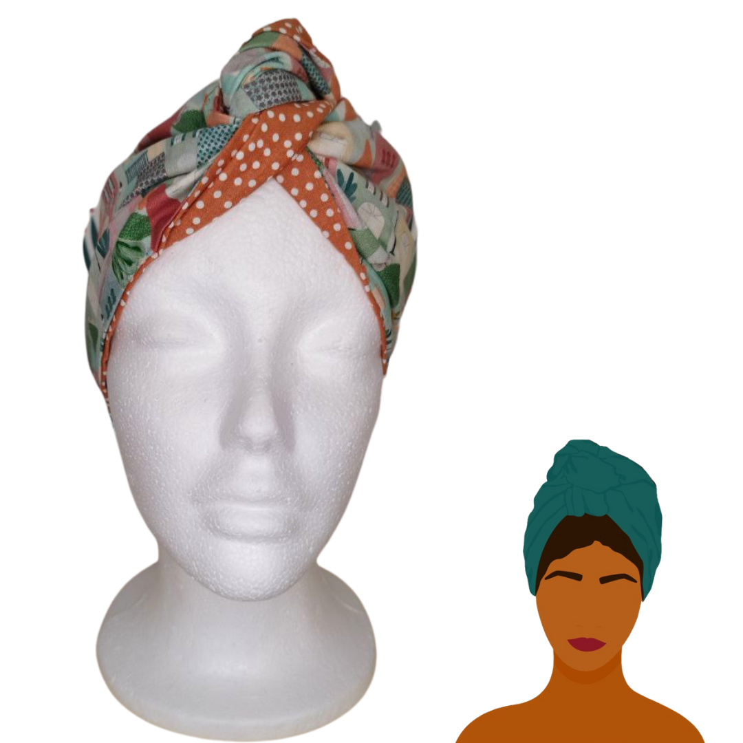 Fascia-Turbante Modellabile Handmade - Casette