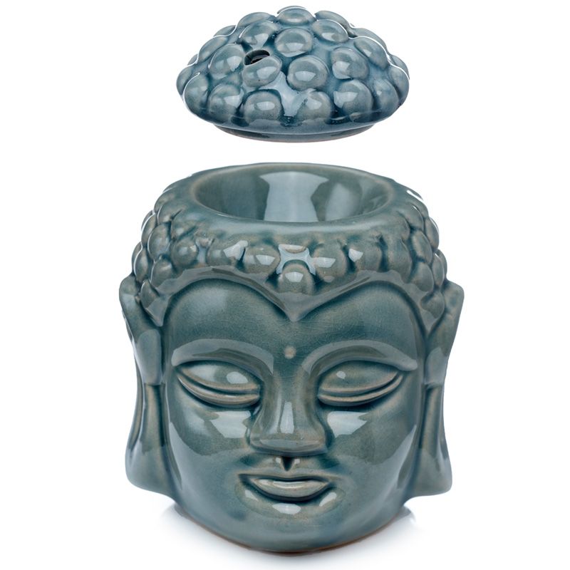 Brucia Essenza in Ceramica - Testa Buddha Thailandese – Apple Tiny Gift Shop