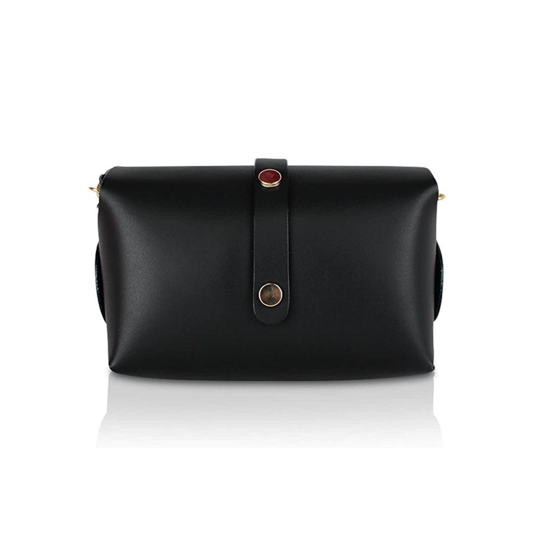 Borsa Mini Vera Pelle - Nero