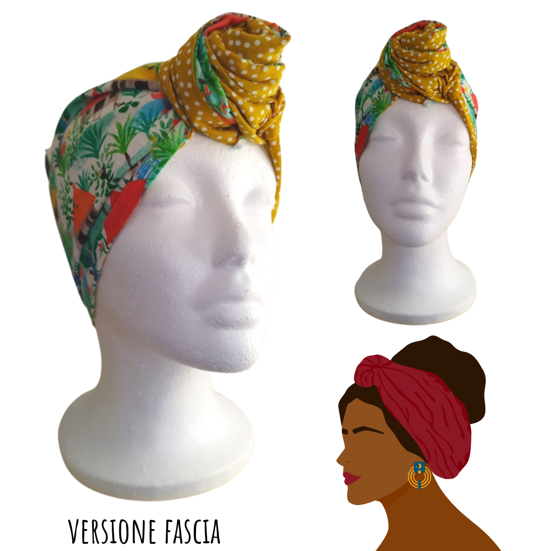 Fascia-Turbante Modellabile Handmade - Palafitta